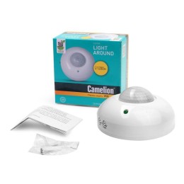 Датчик движения LX-20В электронный сенсор включения освещения потолочный с автонастройкой Camelion 6