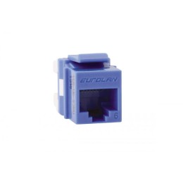 Модуль UTP кат.6 Keystone син. Eurolan 16B-U6-03BU