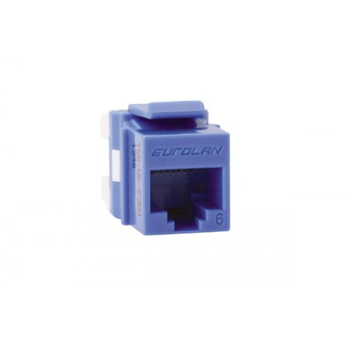 Модуль UTP кат.6 Keystone син. Eurolan 16B-U6-03BU