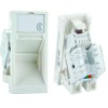 Модуль UTP кат.6 французский стандарт бел. Eurolan 16A-U6-03WT