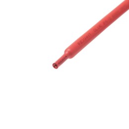 Трубка термоусадочная двустенная клеевая 6/2 (3:1) 1м красн. Rexant 26-6004