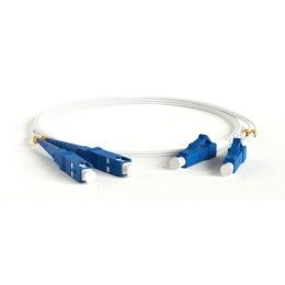 Патч-корд FC-D2-9A1-LC/UR-SC/UR-H-1M-LSZH-WH волоконно-оптический (шнур) SM 9/125 (G657) LC/UPC-SC/U