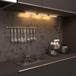 Светильник светодиодный Black 5Вт 3000К IP20 400лм 170-264В 312х22х37мм ДВО линейный накладной бел.