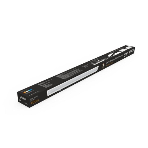 Светильник светодиодный Black 5Вт 3000К IP20 400лм 170-264В 312х22х37мм ДВО линейный накладной бел.