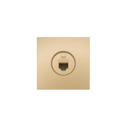 Розетка компьютерная 1-мест. СП ZIMA IP20 зол. LEZARD 704-3688-139