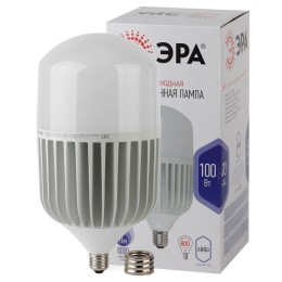 Лампа светодиодная STD LED POWER T160-100W-6500-E27/E40 100Вт колокол холод. бел. Эра Б0059726