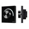 Arlight Панель SMART-P37-DIM-IN Black (230V, 1.2A, TRIAC, Rotary, 2.4G) (IP20 Пластик, 5 лет)
