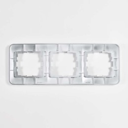 Рамка 3-м Karina Life горизонт. матов. серебр. LEZARD 708-4300-148