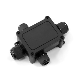 Коробка распределительная ОП 135х96х42 4-вводная IP68 ПА66 40А 450В d5-14мм черн. Промрукав PR08.131