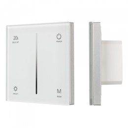 Arlight Панель SMART-P36-DIM-IN White (230V, 1.2A, TRIAC, Sens, 2.4G) (IP20 Пластик, 5 лет)