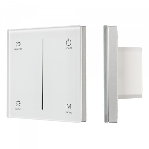 Arlight Панель SMART-P36-DIM-IN White (230V, 1.2A, TRIAC, Sens, 2.4G) (IP20 Пластик, 5 лет)