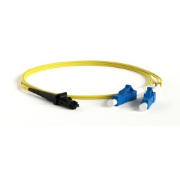 Патч-корд FC-D2-9-LC/UR-MTRJM/UR-H-5M-LSZH-YL волоконно-оптический (шнур) SM 9/125 (OS2) MTRJ(папа)-