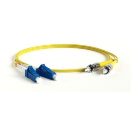 Патч-корд FC-D2-9-LC/UR-ST/UR-H-10M-LSZH-YL волоконно-оптический (шнур) SM 9/125 (OS2) ST/UPC-LC/UPC