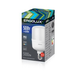 Лампа светодиодная LED-HW-50W-E40-6K PRO 50Вт 6500К холод. бел. E27/E40 150-270В Ergolux 14329