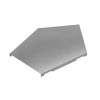 Крышка для угла горизонтального 45град. осн.100 "ПЛЮС" KGLplus45-100 INOX304 КМ PL6509
