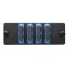 Планка Q-SLOT с 4 адаптерами дуплекс SC OS2 Eurolan 38M-S2-2S-01-04BL