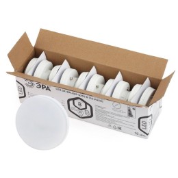 Лампа светодиодная RED LINE LED GX-8W-865-GX53 R (10-PACK) GX53 8Вт таблетка холод. бел. Эра Б004533