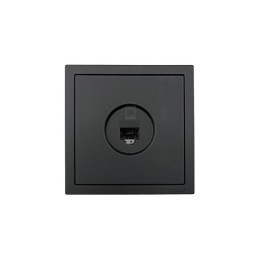 Розетка компьютерная 1-мест. СП ZIMA IP20 черн. бархат LEZARD 704-4288-140