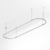 Трек ART-APRIORI-OVAL-ROD-800-4000х1000 TN IP20 метал. Arlight 054532