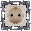 Розетка 1-м СП Etika 16А IP31 250В 2P+E с заземл. защ. шторки немецк. стандарт винтов. клеммы механи