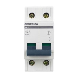 Выключатель нагрузки (мини-рубильник) 2п 40А ВН-32 GENERICA MNV15-2-040