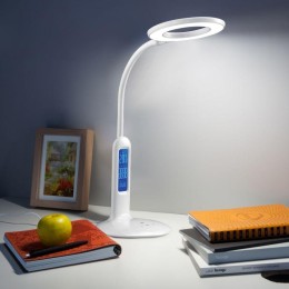 Светильник светодиодный KD-823 C01 8Вт 500лм 230В сенсор. термометр рег. яркости и цветов. темпер. б