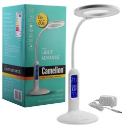 Светильник светодиодный KD-823 C01 8Вт 500лм 230В сенсор. термометр рег. яркости и цветов. темпер. б