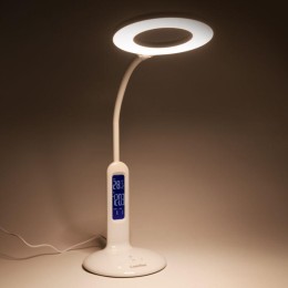 Светильник светодиодный KD-823 C01 8Вт 500лм 230В сенсор. термометр рег. яркости и цветов. темпер. б