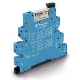 Модуль интерфейсный электромеханич. реле MasterBASIC 1CO 6А AgNi 24В AC/DC IP20 винт. клеммы FINDER