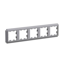 Рамка 5-пост. AtlasDesign Antique универс. сталь SE ATN100905