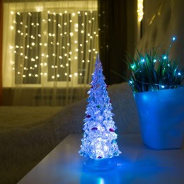 Фигура светодиодная "Елочка" 15см 1LED RGB 0.1Вт 4.5В IP20 элементы питания 3хAG13(LR44) (не в компл