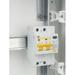 Выключатель автоматический дифференциального тока 2п C 16А 10мА тип AC 4.5кА АД-12 KARAT IEK MAD10-2