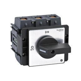 Выключатель-разъединитель 3п 125А IP20 с черн. рукоят. на дверцу 4 винтами SE MSD125320B