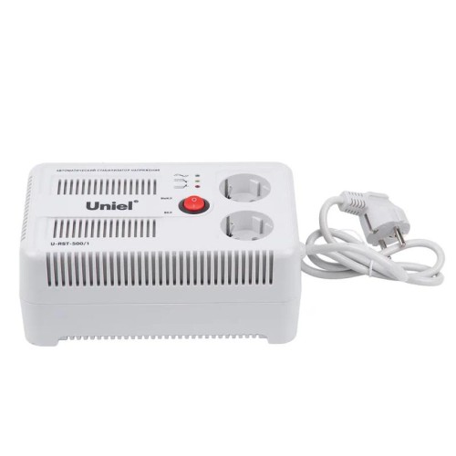 Стабилизатор напряжения U-RST-500/1 Simple Standard 500В.А настольный Uniel UL-00003602