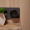 Разветвитель 3-м 6А IP20 Шар 220В черн. Rexant 11-1063-1