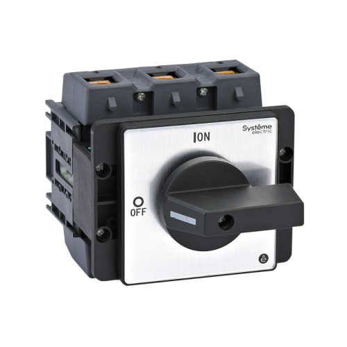 Выключатель-разъединитель 3п 175А IP20 с черн. рукоят. на дверцу 4 винтами SE MSD175320B