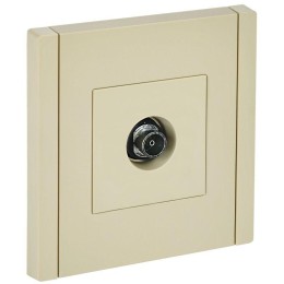 Розетка TV оконечная FORTE&PIANO FP428 ваниль IEK FP-A10-O-K10