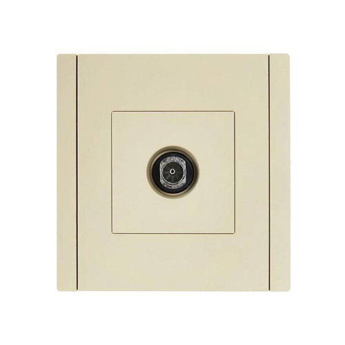 Розетка TV оконечная FORTE&PIANO FP428 ваниль IEK FP-A10-O-K10