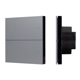 Панель кнопочная SMART-DMX512-801-22-4G-4SC-DIM-IN Grey (230В 2.4G) (IP20 пластик) INTELLIGENT ARLIG