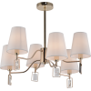 Люстра Cristal 2095-306 6хЕ14 40Вт классика Rivoli Б0062113