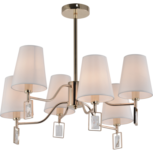 Люстра Cristal 2095-306 6хЕ14 40Вт классика Rivoli Б0062113