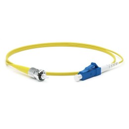 Патч-корд FC-S2-9-LC/UR-ST/UR-H-20M-LSZH-YL волоконно-оптический (шнур) SM 9/125 (OS2) ST/UPC-LC/UPC