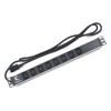 Блок розеток 8-м PDU-8I-2IEC 10А IEC 320 C13 для 19дюйм шкафов горизонт. без выкл. шнур 2м вилка IEC