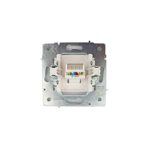 Розетка компьютерная 1-мест. СП ZIMA бел. LEZARD 704-0288-140