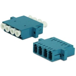 Адаптер проходной оптический FA-P11Z-QLC/QLC-N/WH-BL LC/UPC-LC/UPC SM quadro 4 волок. корпус пласт.