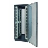 Шкаф Racknet S3000 47U 800х1000 передняя дверь перф. 1-ств. задняя дверь перф. 2-ств. черн. Eurolan