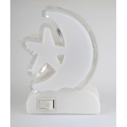 Светильник светодиодный NL-248 220В ночник с выкл. бел. Camelion 14355