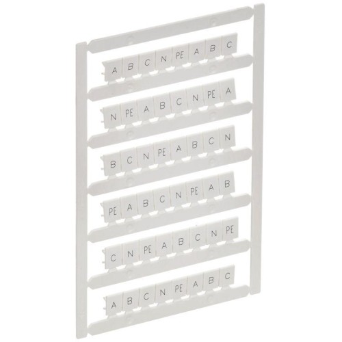 Маркер для CTS 6кв.мм/CP 10кв.мм "A; B; C; N; PE" ARMAFIX IEK AF-CT10D-M-006-21