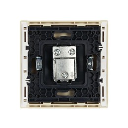 Розетка TV проходная FORTE&PIANO FP429 ваниль IEK FP-A10-P-K10