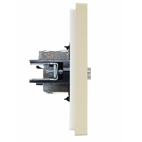 Розетка TV проходная FORTE&PIANO FP429 ваниль IEK FP-A10-P-K10